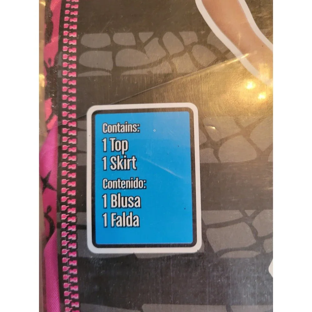 NEW 2013 Monster High Scaris City Of Frights Draculaura Costume Girls 8-10